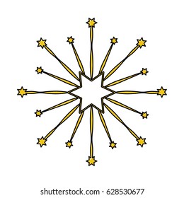decorative star isolated icon