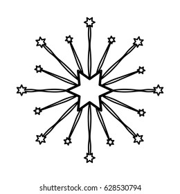 decorative star isolated icon