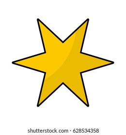 decorative star isolated icon