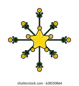 decorative star isolated icon