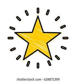 decorative star isolated icon