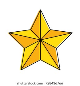 decorative star isolated icon
