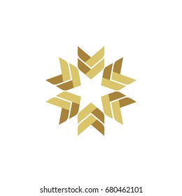Decorative Star Logo Template Illustration Design. Vector EPS 10.