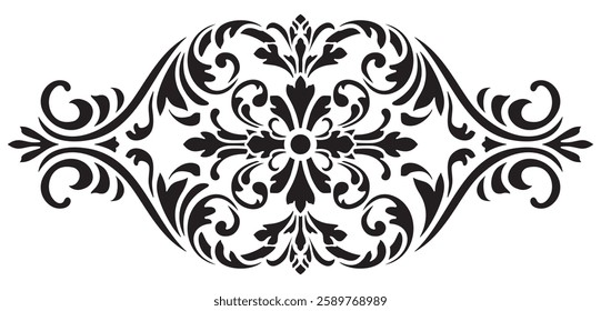 Decorative stencil for applying a pattern to surfaces. Decorative stencil for applying paint and decorative coatings. Interior and exterior design, fabric and furniture decoration.


