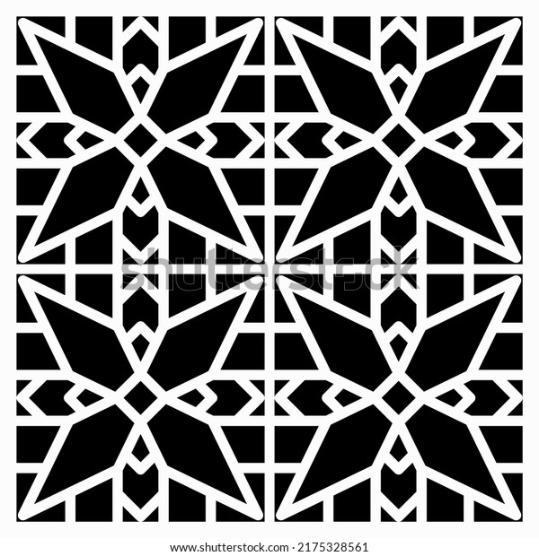 Decorative stencil pattern with decorative
abstract floral shapes. Black and white pattern. Laser cut stencil
for paper, wood, plastic, metal, acrylic. EPS8
