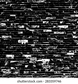Decorative Stone Wall Overlay Texture for your design. EPS10 vector.