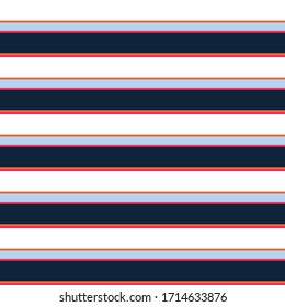 Decorative stripes seamless pattern vector EPS