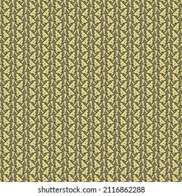 Decorative structure, a kind of scales between some stripes. Art made in black on a beige background.