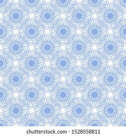 Decorative style seamless geometric pattern. Vector illustration. Christmas, holiday concept.