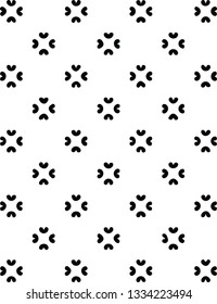 Decorative stylish simple vector pattern shape design for many creative ideas