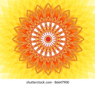 decorative sunflower background