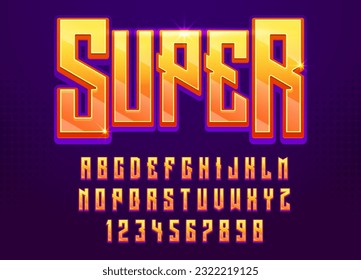 decorative super editable text effect vector design