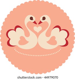 Decorative swans