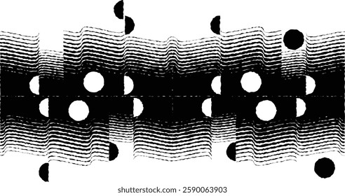 Decorative swirl of line. Roughen curved lines .Abstract flow linear fluid shapes .Curly design element. Music sound wave . Swirl calligraphic flourish divider ornament design. Curve lines Vector