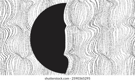  Decorative swirl of line. Roughen curved lines .Abstract flow linear fluid shapes .Curly design element. Music sound wave . Swirl calligraphic flourish divider ornament design. Curve lines Vector