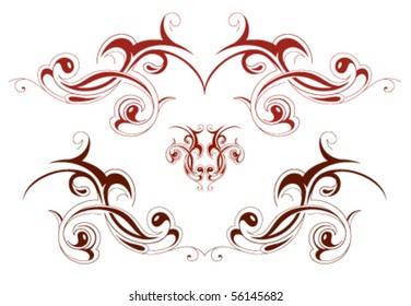 Decorative swirls