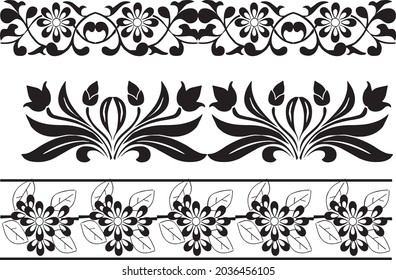 Dekorative Schwirbelteiler. Kollektion von kalligrafischen Vektorobjekten für Hochzeitseinladung, Grußkarte und Zertifikatsdesign. Linien, Ränder, Wirbel und Trennlinien. Satz von blumengezogenen, handgezogenen Rändern