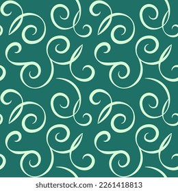 Remolques decorativos, patrón vectorial sin soldadura, fondo ornamentado, papel pintado, impresiones para textiles, papel de envoltura.