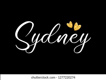 Decorative "Sydney" Text