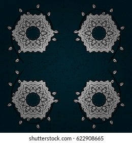 Decorative symmetry arabesque. 
