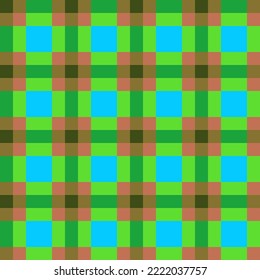 Decorative tartan plaid tiles pattern illustration
