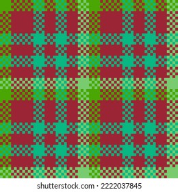Decorative tartan plaid tiles pattern illustration