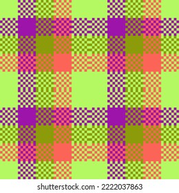 Decorative tartan plaid tiles pattern illustration