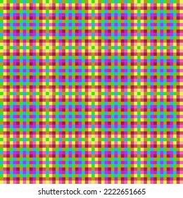 Decorative tartan plaid tiles pattern illustration