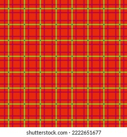 Decorative tartan plaid tiles pattern illustration
