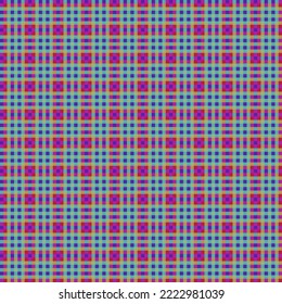 Decorative tartan plaid tiles pattern illustration