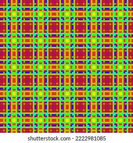 Decorative tartan plaid tiles pattern illustration