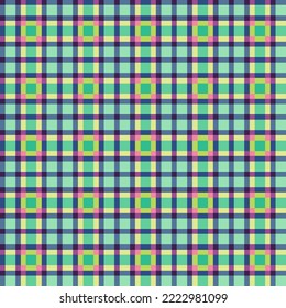 Decorative tartan plaid tiles pattern illustration