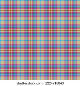 Decorative tartan plaid tiles pattern illustration