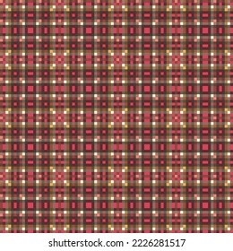Decorative tartan plaid tiles pattern illustration