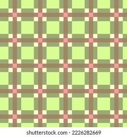 Decorative tartan plaid tiles pattern illustration