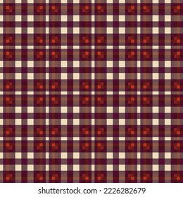 Decorative tartan plaid tiles pattern illustration