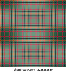 Decorative tartan plaid tiles pattern illustration