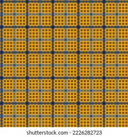 Decorative tartan plaid tiles pattern illustration
