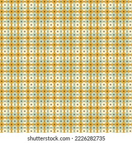 Decorative tartan plaid tiles pattern illustration