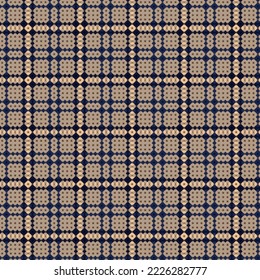 Decorative tartan plaid tiles pattern illustration