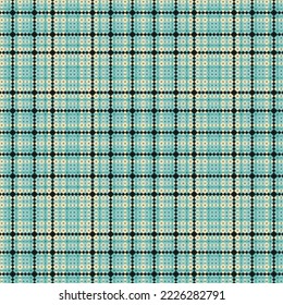 Decorative tartan plaid tiles pattern illustration