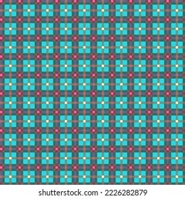 Decorative tartan plaid tiles pattern illustration