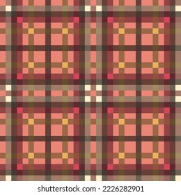 Decorative tartan plaid tiles pattern illustration