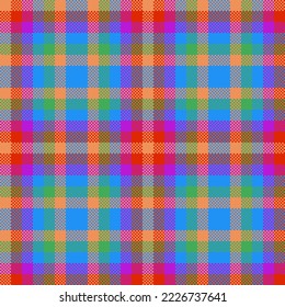 Decorative tartan plaid tiles pattern illustration