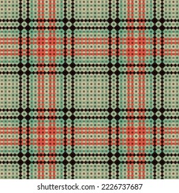 Dekoratives Fliesenmuster mit Tartan-Fliesen