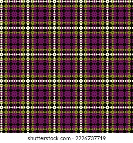 Decorative tartan plaid tiles pattern illustration
