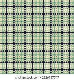 Decorative tartan plaid tiles pattern illustration