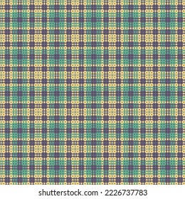 Decorative tartan plaid tiles pattern illustration