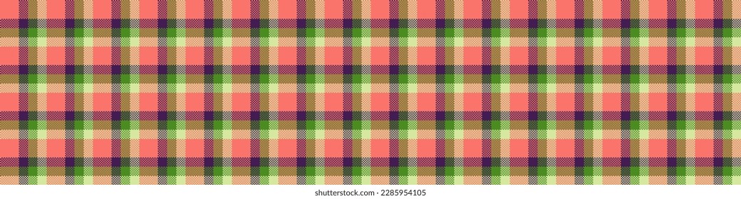 Decorative tartan plaid tiles pattern illustration