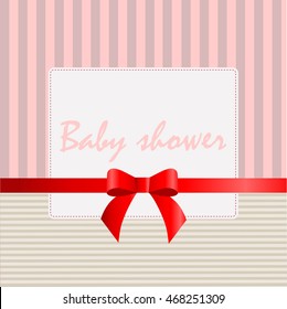 Decorative template frame design for invitation, greeting, happy birthday label, postcard frame, baby texture, child album, children pattern, holiday card, baby shower and arrival. Vector illustration